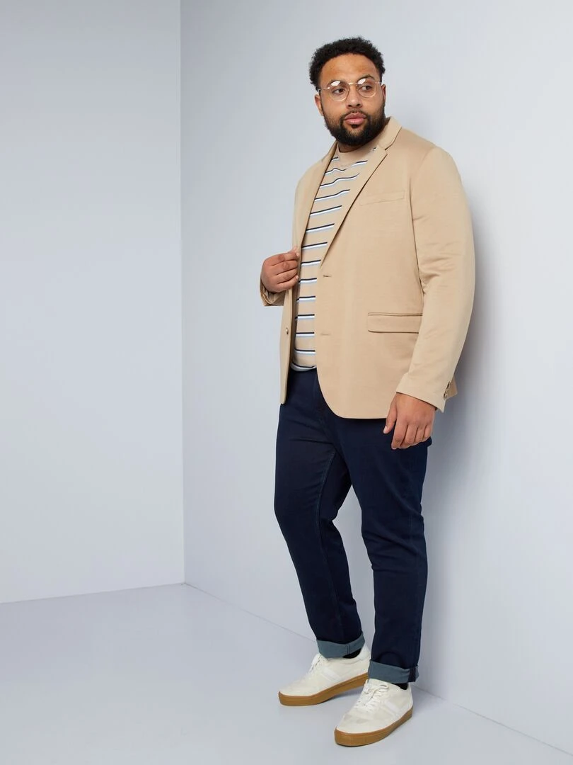 Veste blazer slim Beige