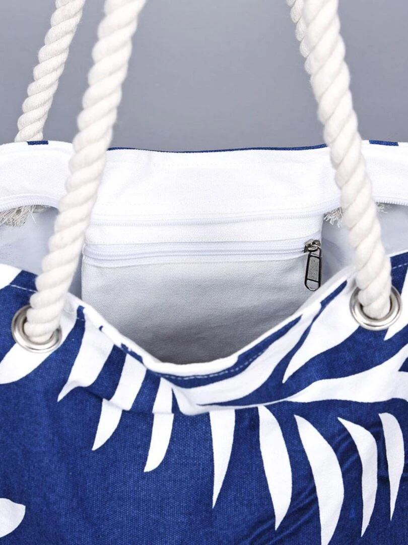 Sac de plage Iléa Bleu marine