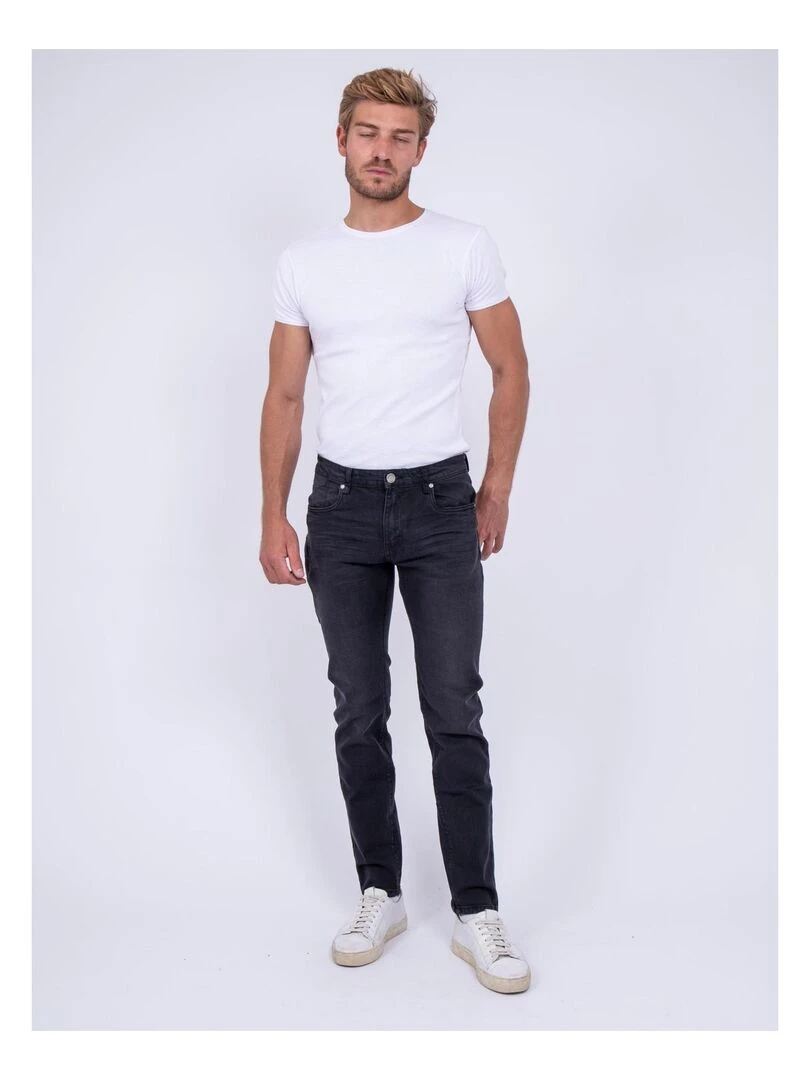 Jean coupe ajustée SAMAN   Noir