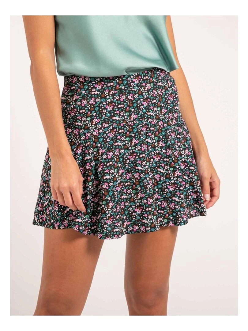 Jupe short motifs XEBEGE Noir