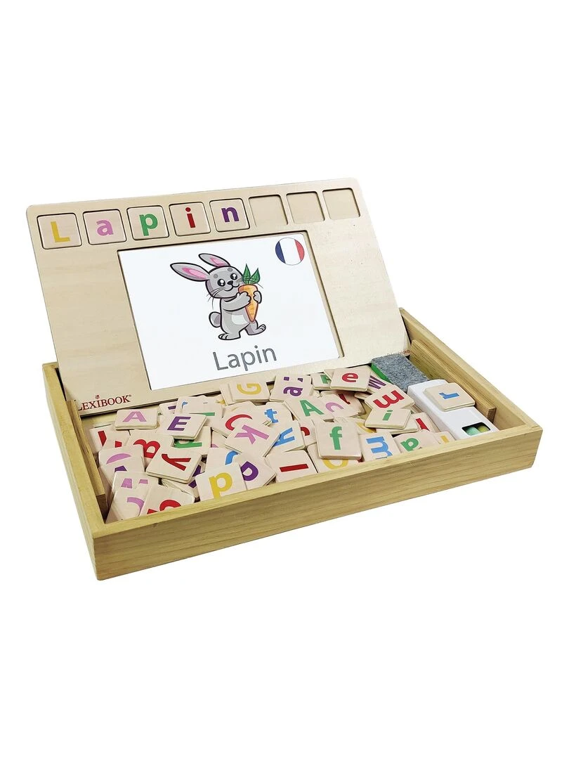 Bio Toys L’ecole Des Mots Bilingue Français  Anglais – Jeu En Bois   N/A