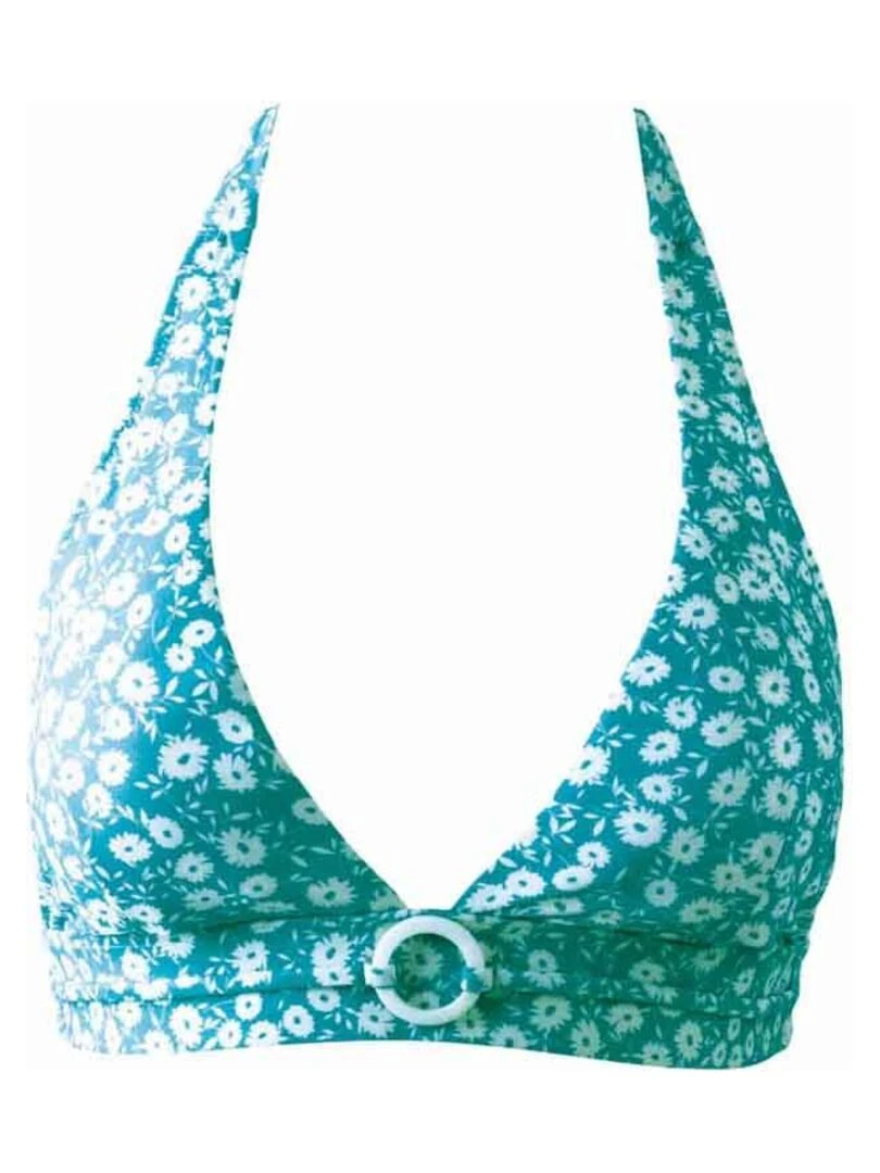 Haut de maillot triangle LAGUNE Brigitte Bardot Bain Bleu