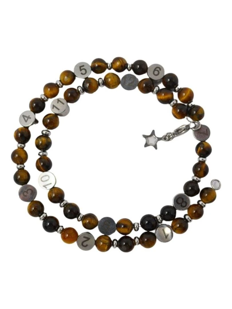 Bracelet d'allaitement Œil du Tigre Marron Marron