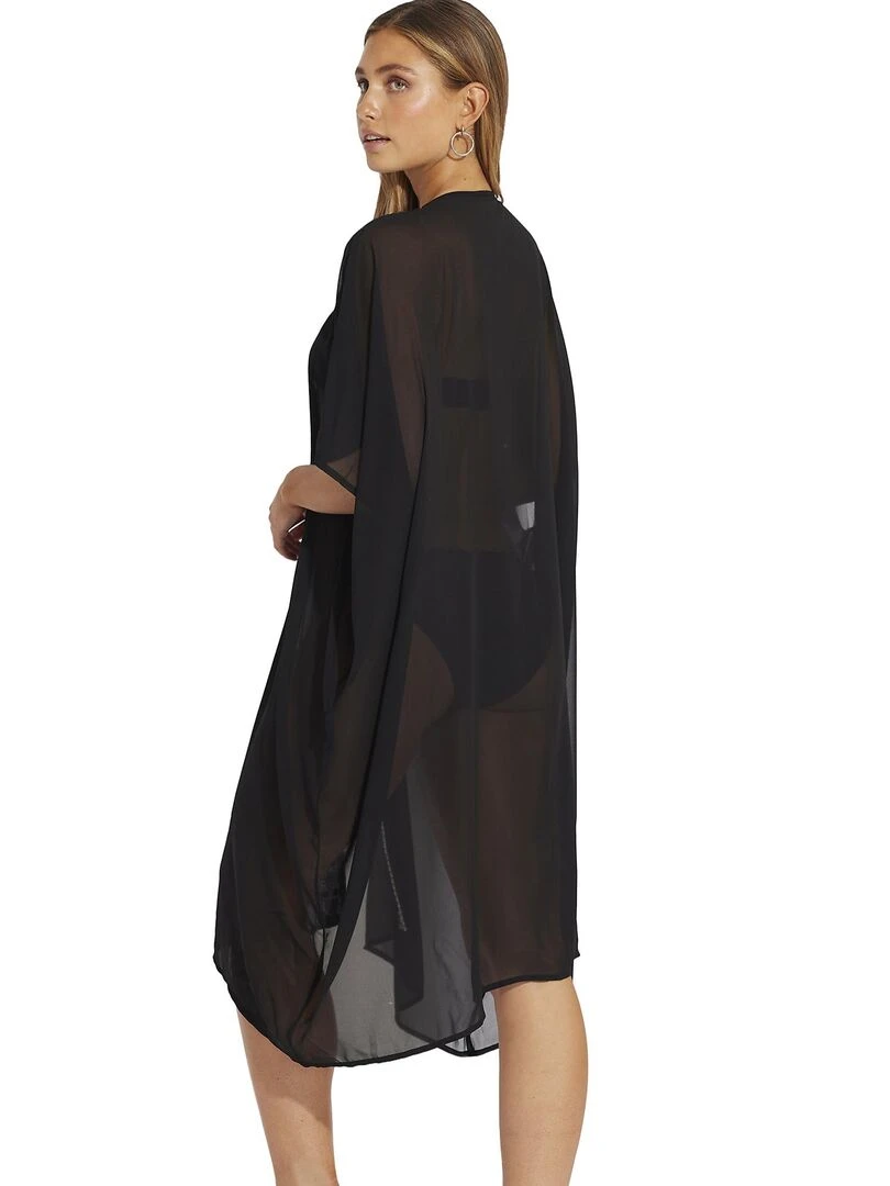 Caftan de plage Mojito Noir