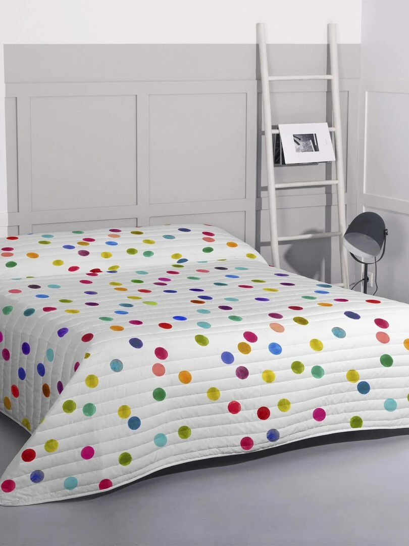Couvre lit Confetti "Happyfriday" Multicolore