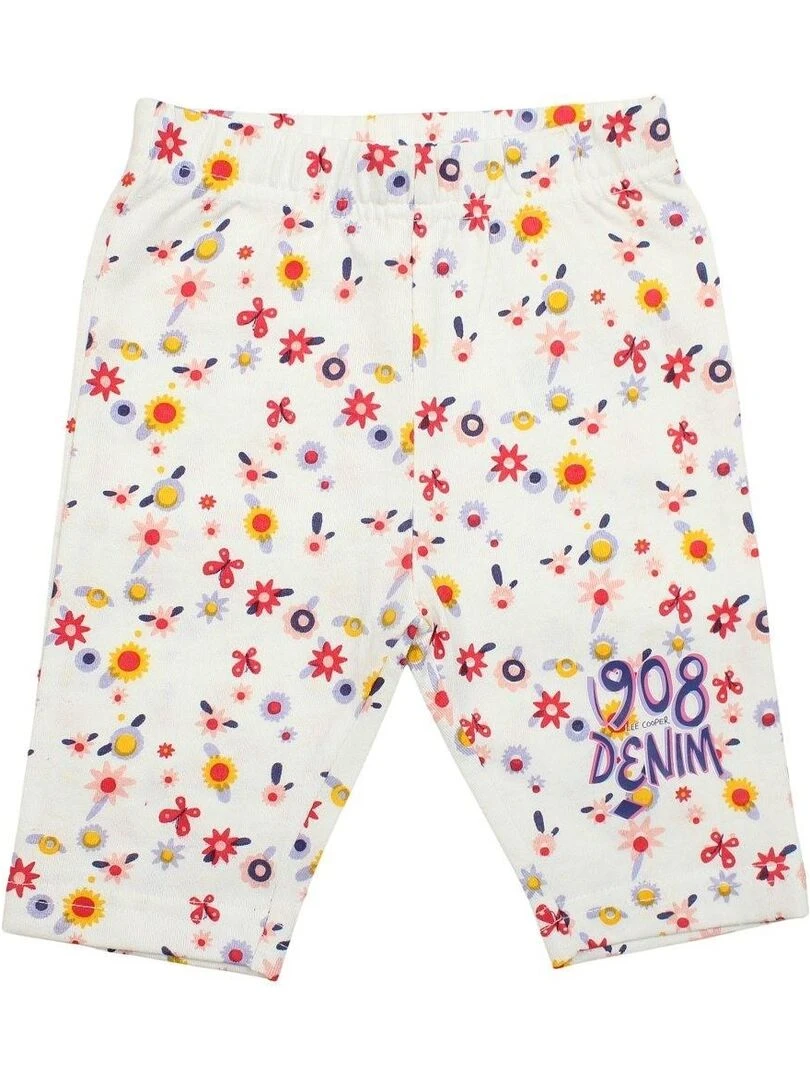 Lee Cooper   Ensemble ​​Tunique legging bébé fille Imprimé Lee Cooper   Rose fushia