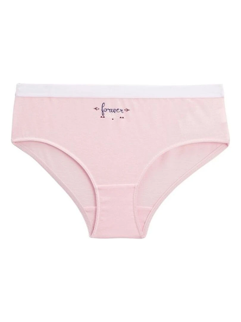 Lot de 3 culottes fille Vakura   Rose
