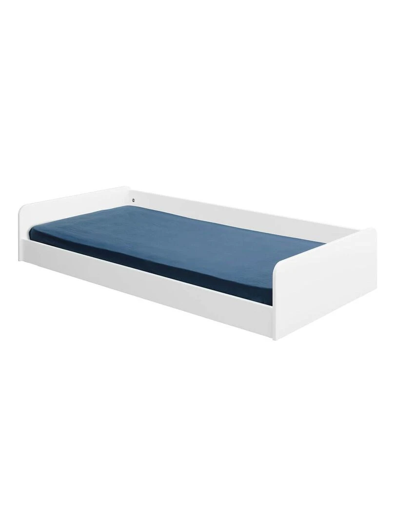 Pack lit enfant avec matelas Harpe AKITEN RETAIL Blanc Blanc