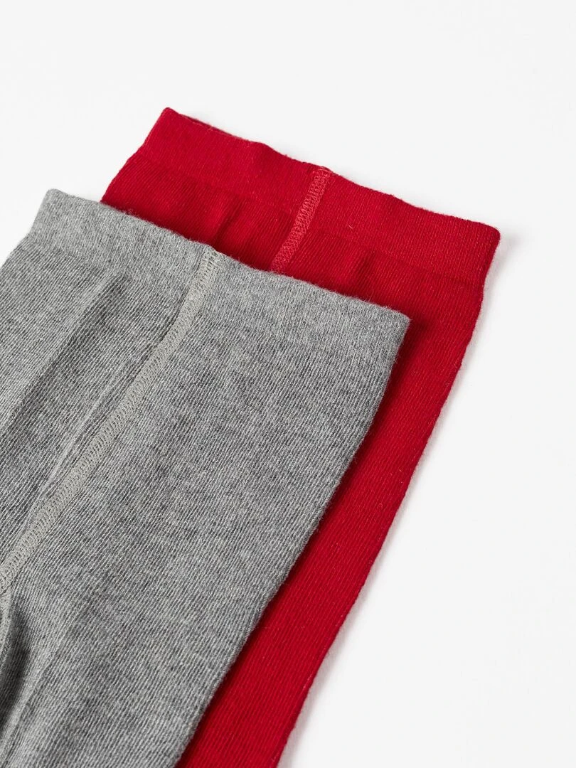 Pack 2 Paires de Collants en Maille pour Bébé Fille 'Noël' NOËL Multicolore