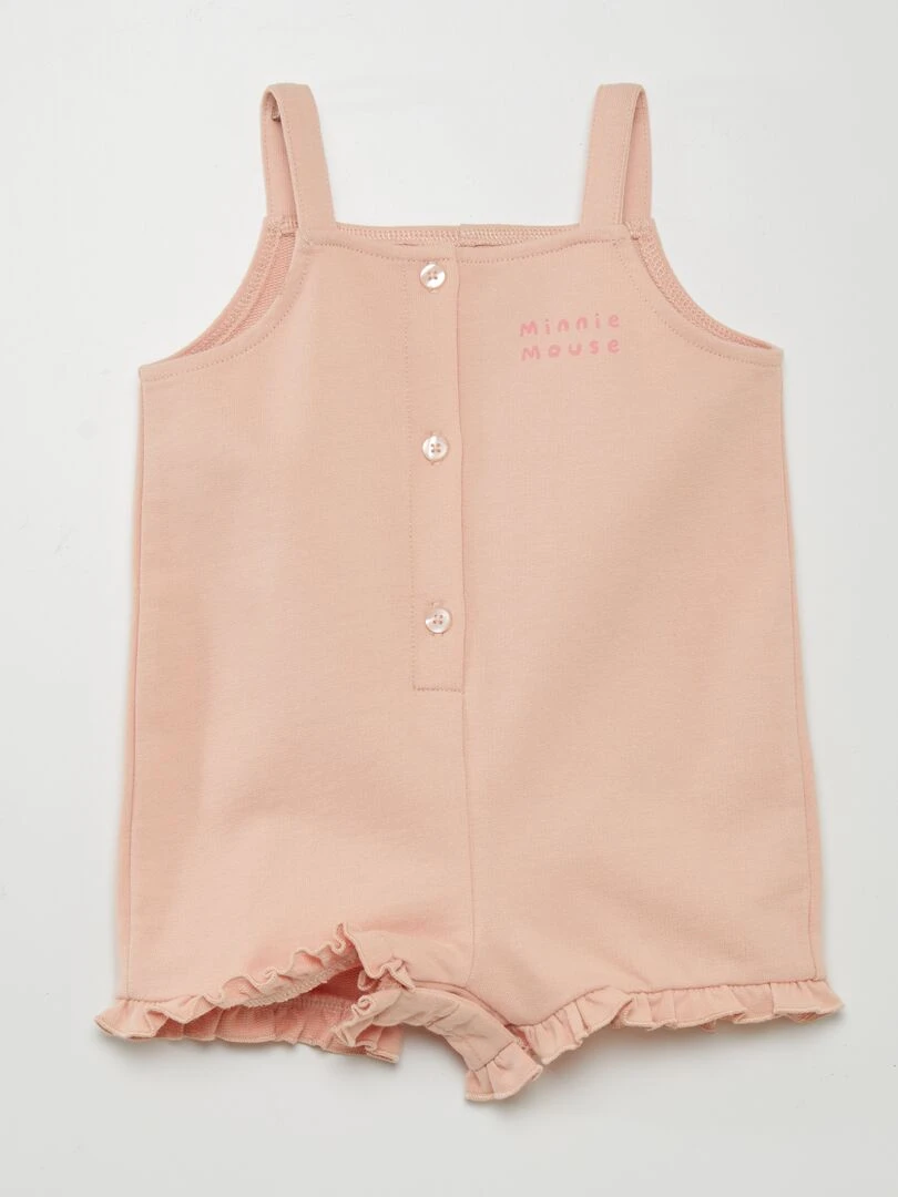 Ensemble salopette + t shirt 'Disney'   2 pièces   Rose