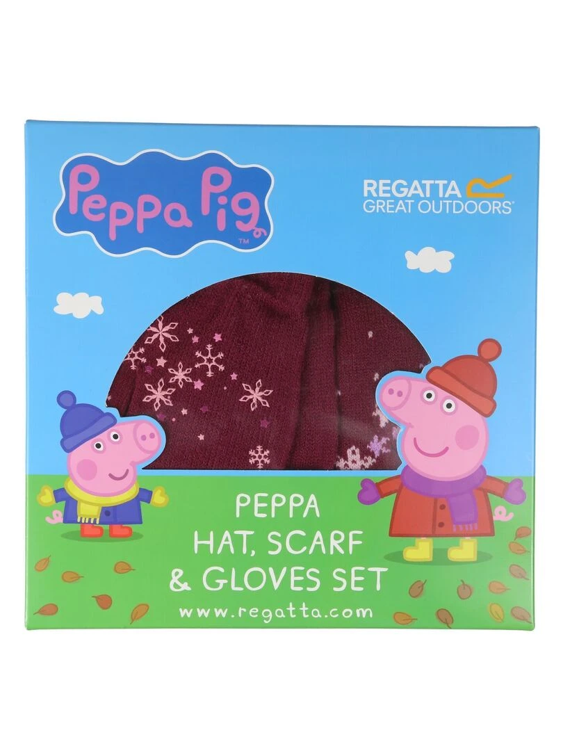 Regatta Ensemble chapeau gants et écharpe Rose rouge