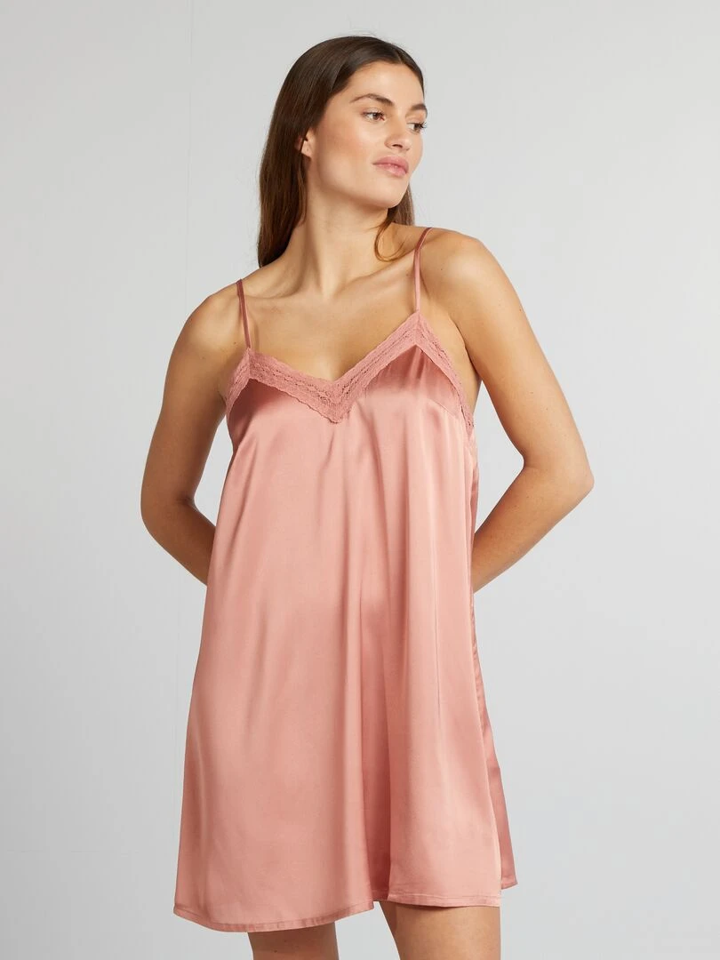 Nuisette satinée Rose