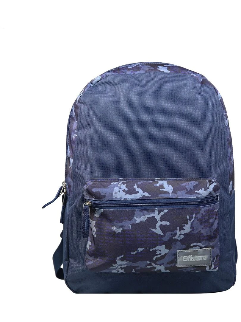 BAGTROTTER Sac à dos 1 compartiment Offshore Camouflage Bleu Bleu
