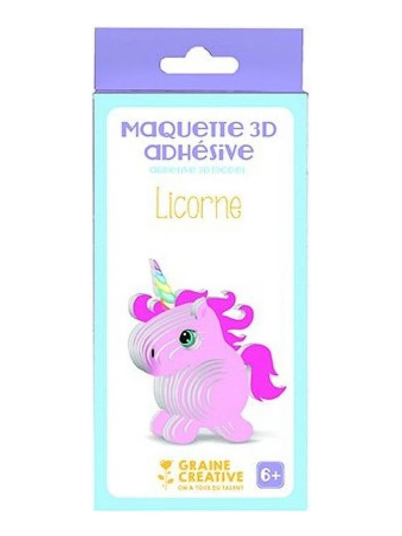Licorne Maquette en bois 3D a assembler N/A