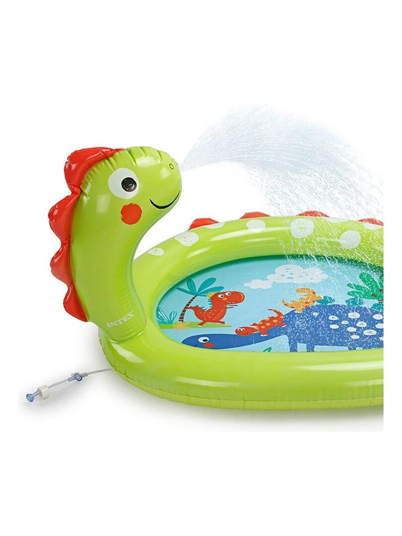 Piscinette gonflable fontaine dinosaure   Vert