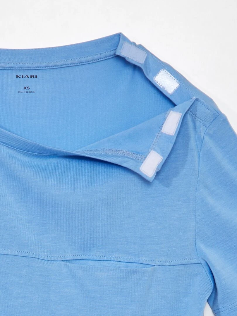 Tee shirt uni   So Easy   Bleu