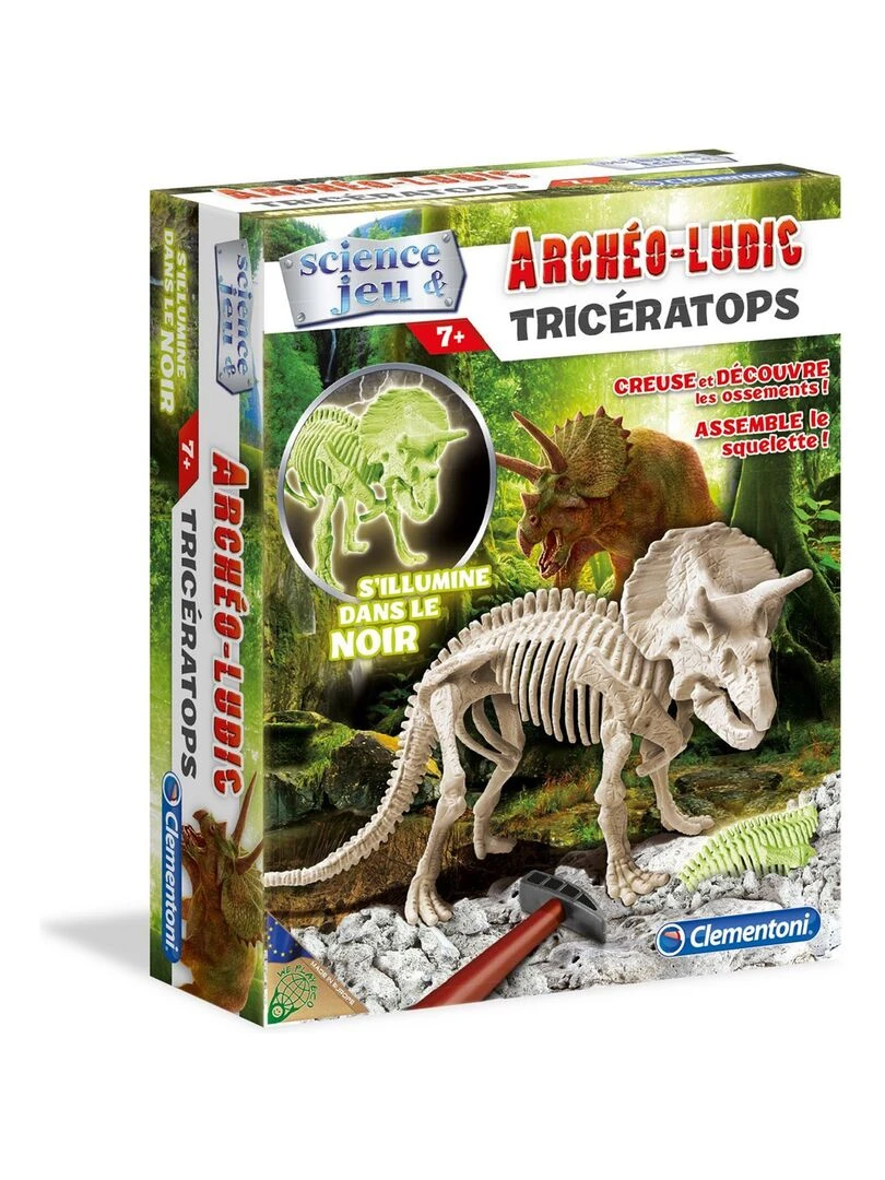 Science et jeu : Archéo ludic : Tricératops phosphorescent N/A