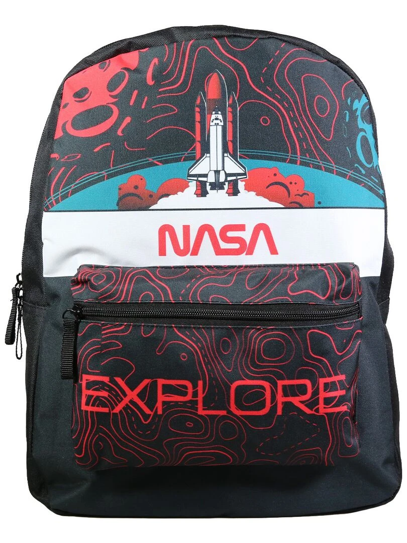 BAGTROTTER Sac à dos 1 compartiment Nasa et rouge Astronaute Rouge