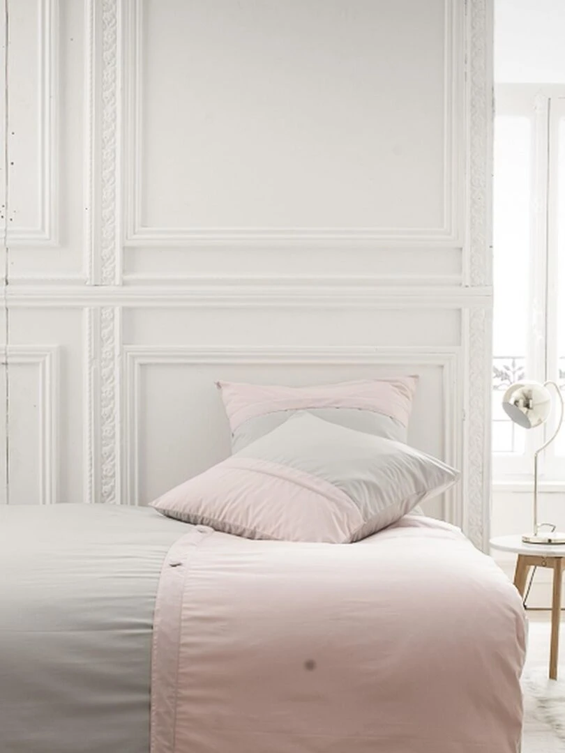 Parure de couette Today 100% Percale de Coton Zinc/Pdl Multicolore