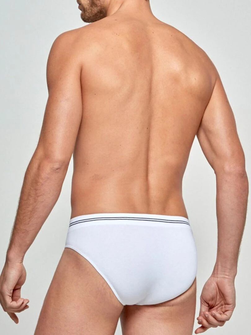 Slip en coton sans couture Essentials   Blanc