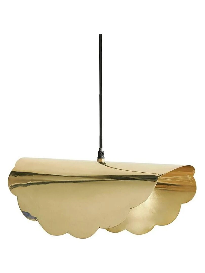 Suspension métal doré Hellemme Jaune