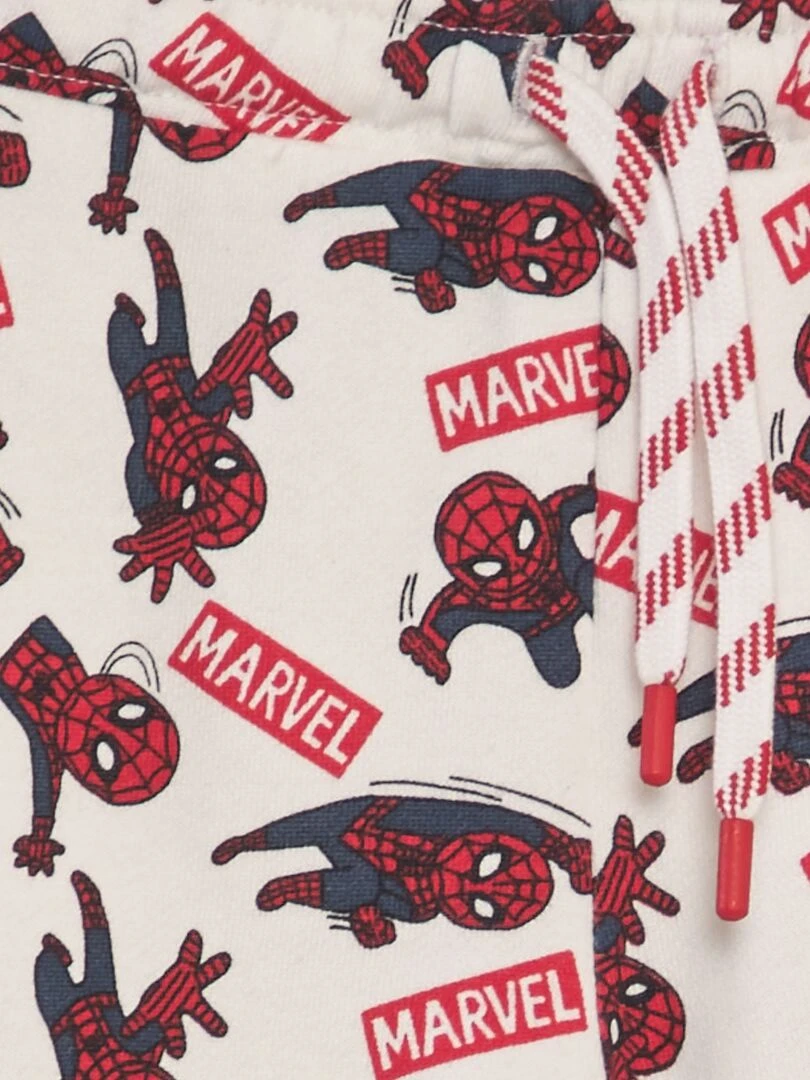 Ensemble jogging 'Spider Man' 'Marvel' sweat + pantalon   2 pièces   BLANC