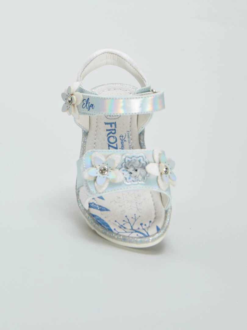 Sandales scratchées 'Reine des Neiges'   blanc