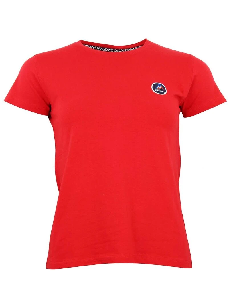 T shirt manches courtes femme ACODA Rouge
