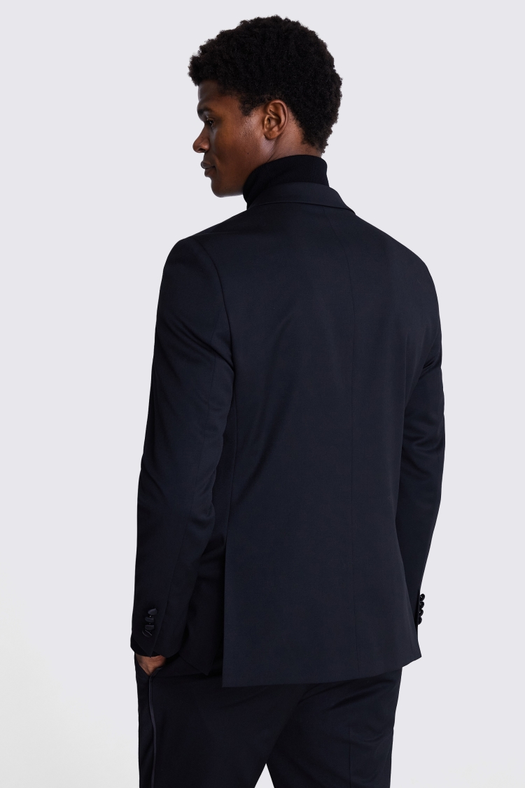 DKNY Slim Fit Black Notch Lapel Tuxedo Jacket   Buy Online at Moss