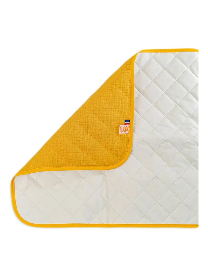 Tapis à Langer Nomade Lubiana en Coton Bio Honey Beige