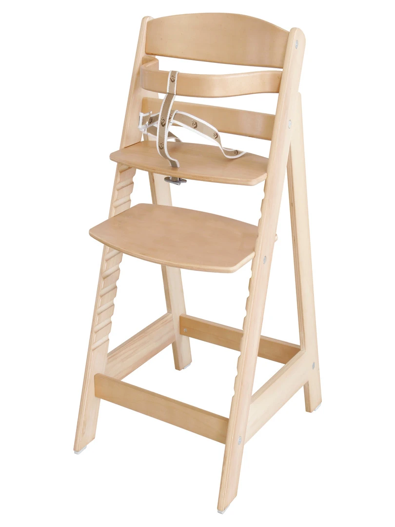 ROBA Chaise Haute Évolutive "Sit Up III" En Bois Véritable À Partir De 6 Mois Beige