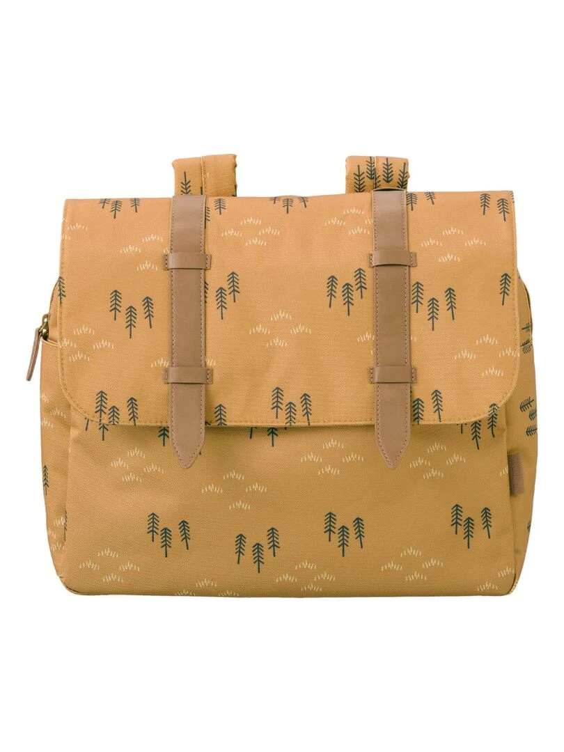 Cartable A4 maternelle Forêt ocre Marron