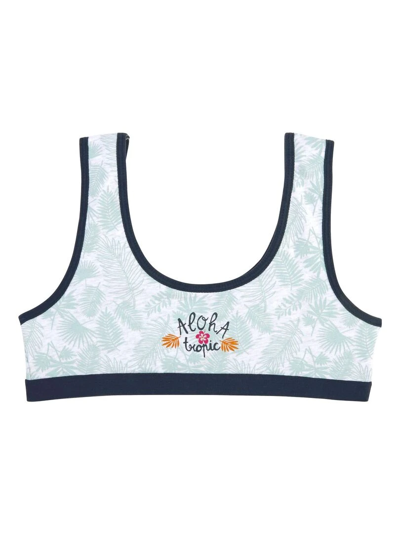 Brassière fille Sakura Bleu