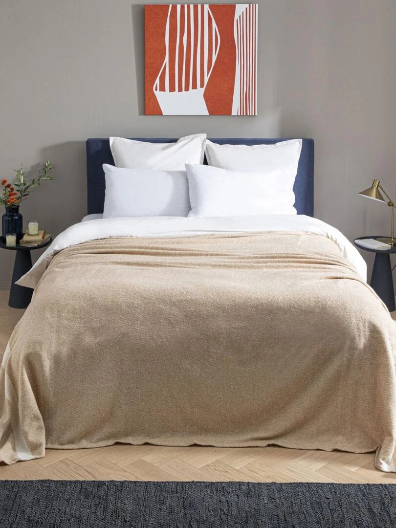 DODO Couverture Lima Chanvre Beige