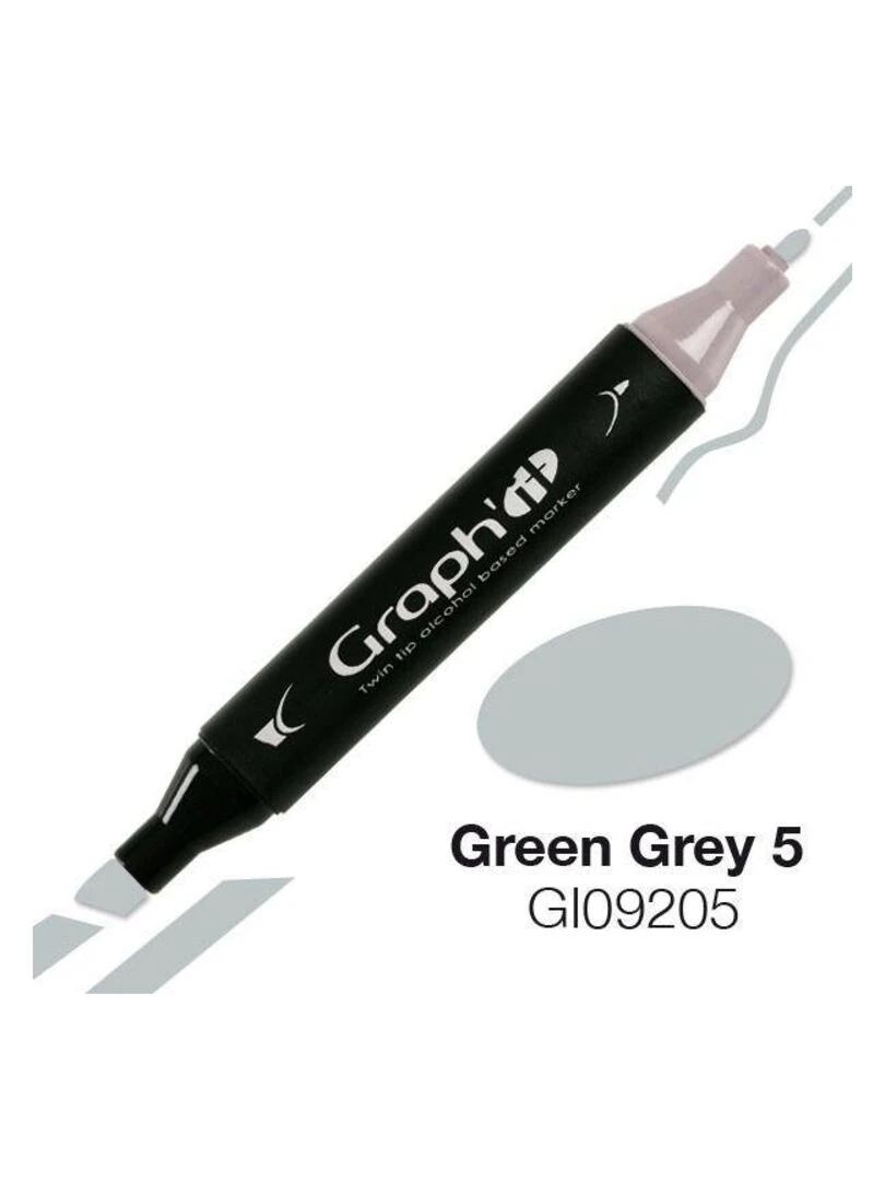 Marqueur Graph'It à double pointe   Vert gris 5   N/A
