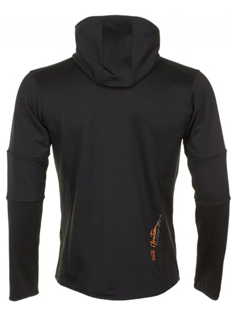 Blouson polar shell homme CAMPUS PEAK MOUNTAIN Noir Orange