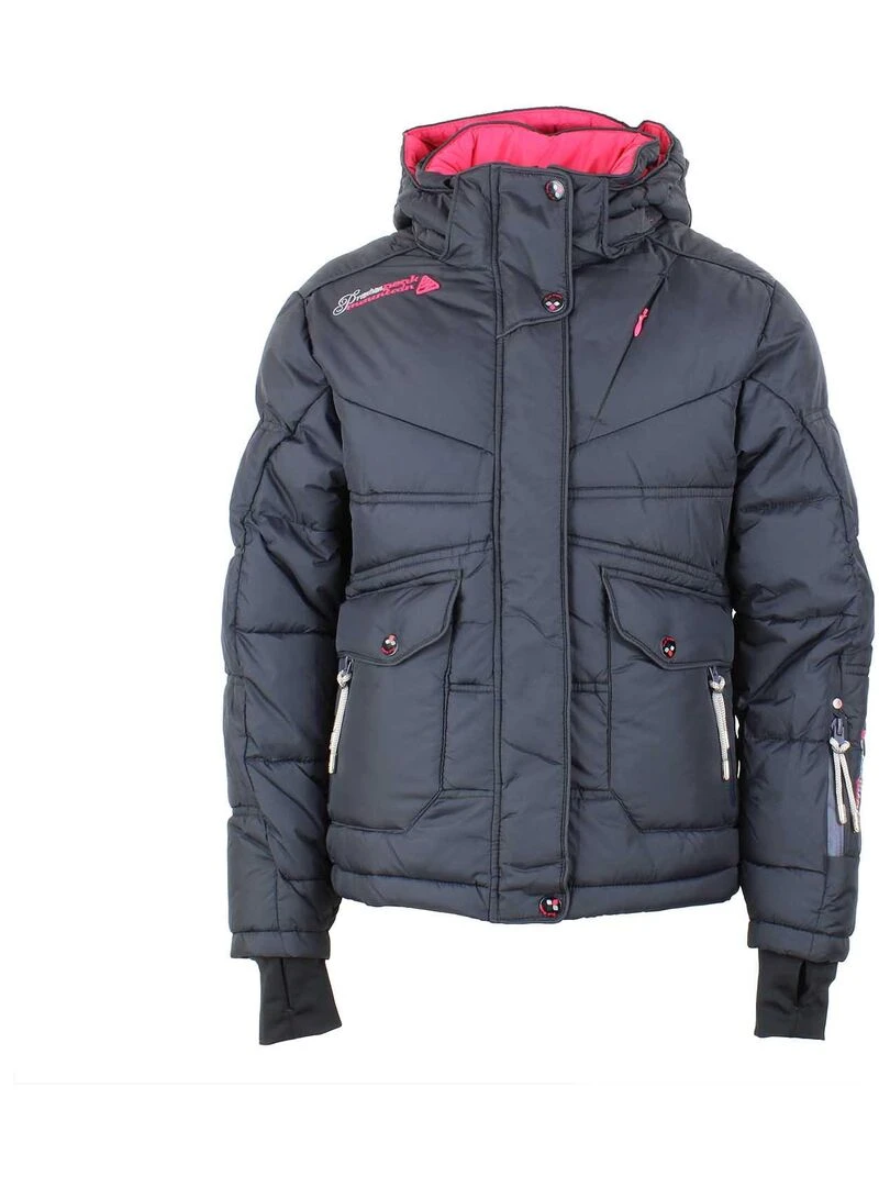 Doudoune de ski fille GANNECY PEAK MOUNTAIN Noir Noir