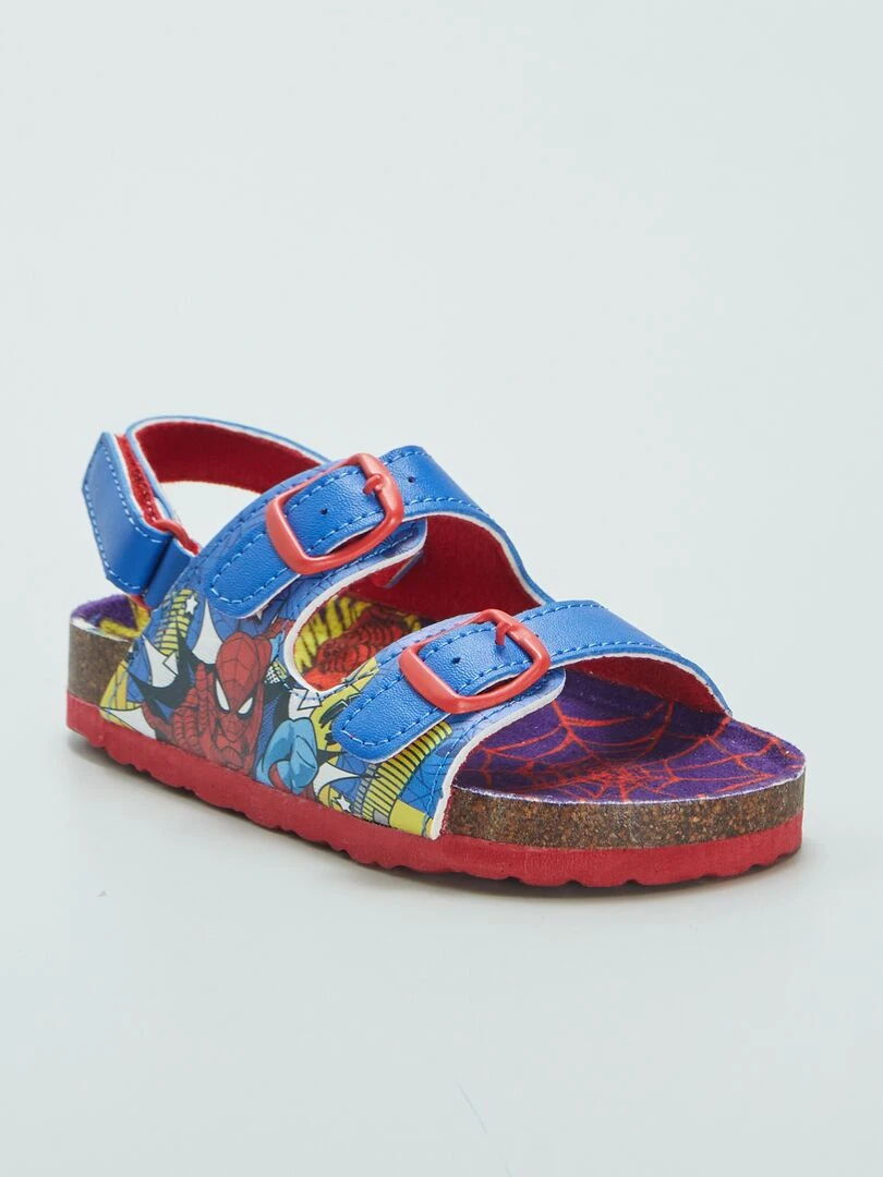 Sandales 'Spider man' bleu