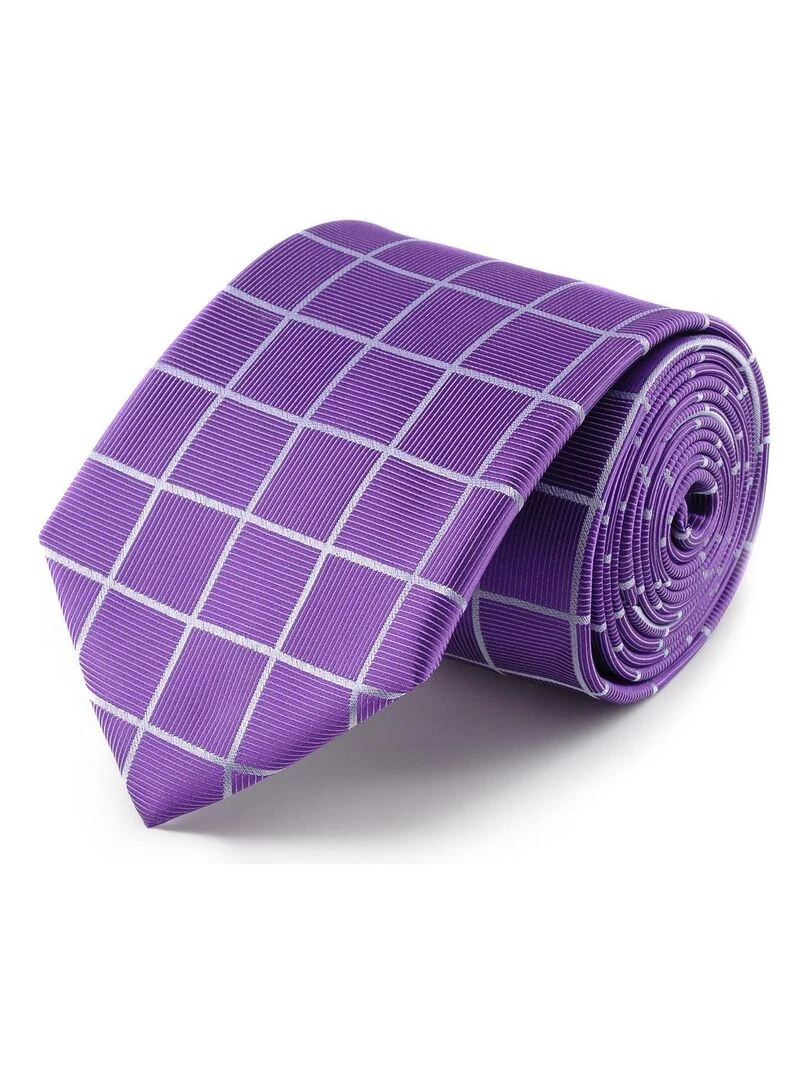 Cravate Quadrata Fabriqué en Europe Mauve lilas