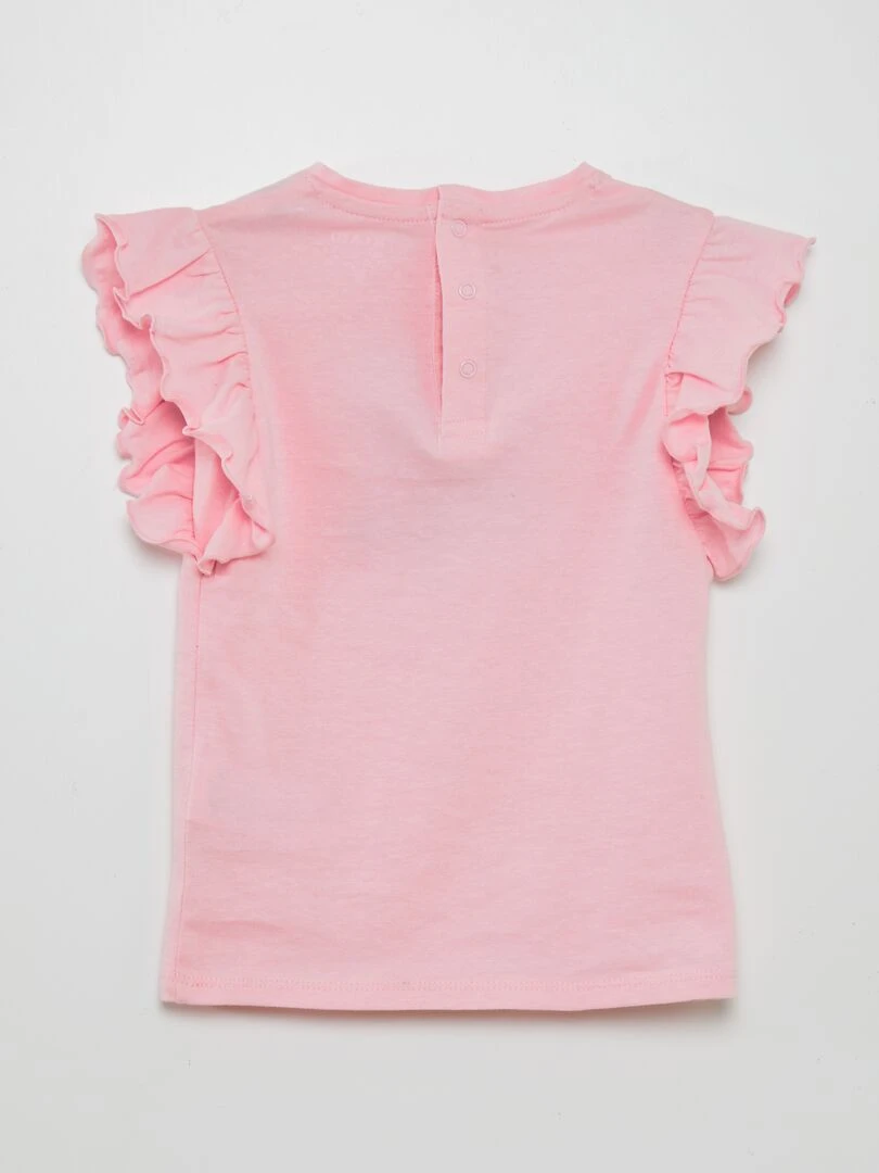 Robe à volants   Grafik Edition   Rose