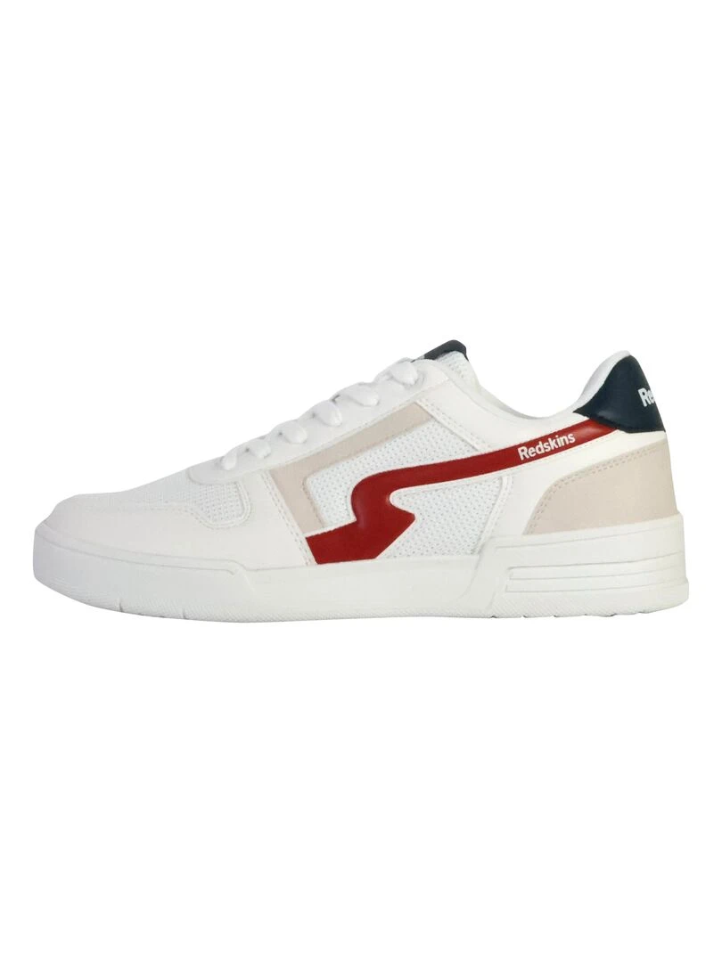Basket à Lacets Redskins Finn Blanc