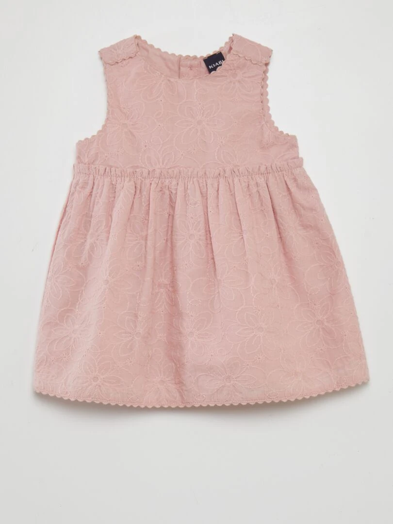Robe en broderie anglaise Violet