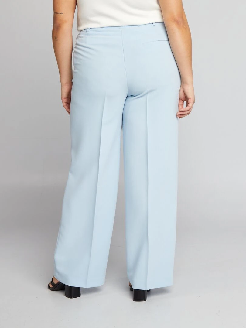 Pantalon de costume coupe large   BLEU
