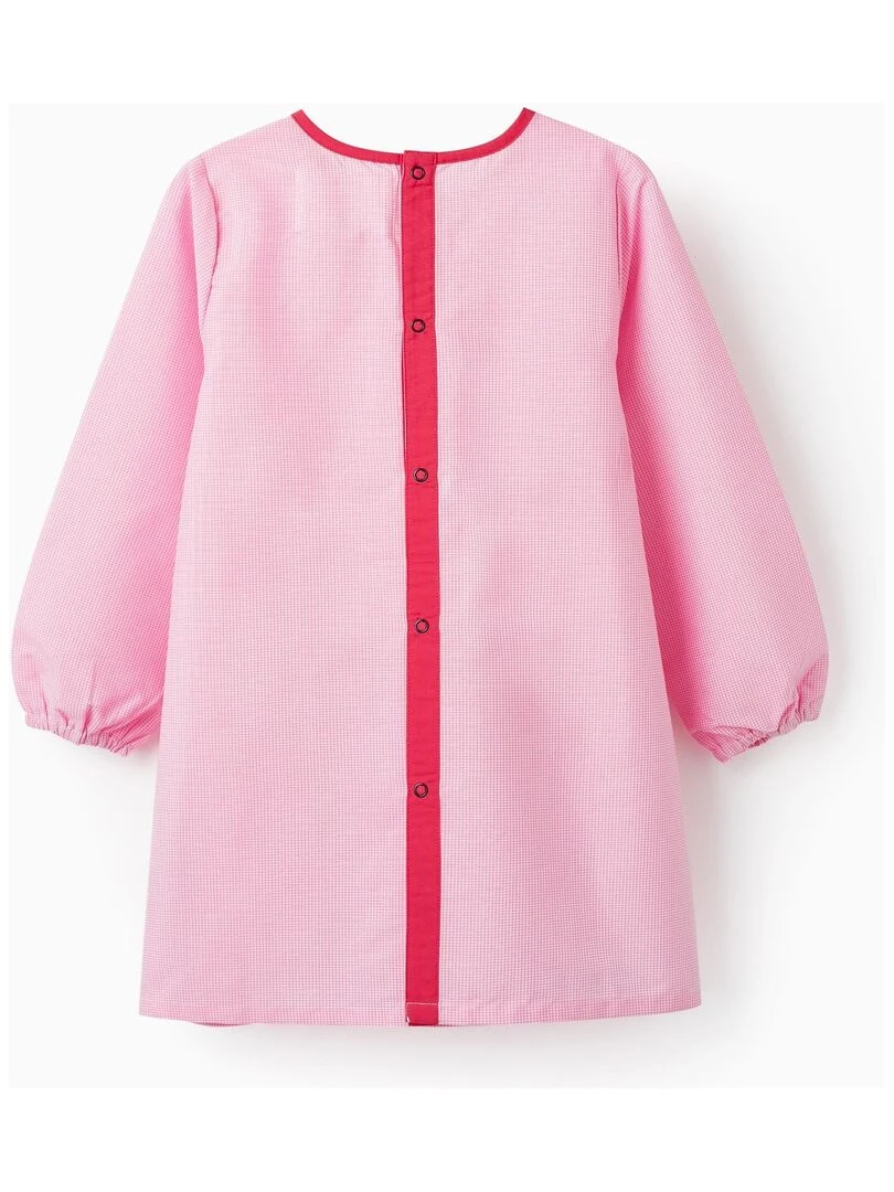 Lot 2 Blouses d'Ecole à Carreaux Fille manches longues DIFFERENT TOGETHER Rose