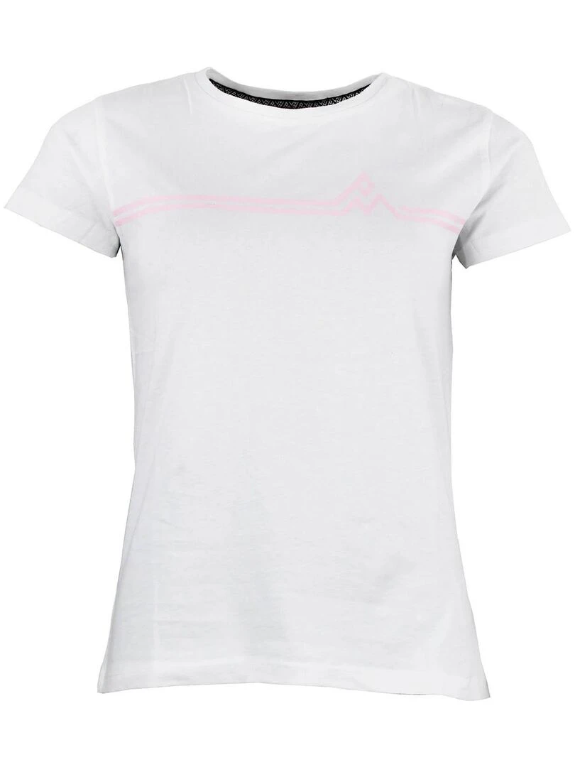 T shirt manches courtes femme AURELIE Blanc