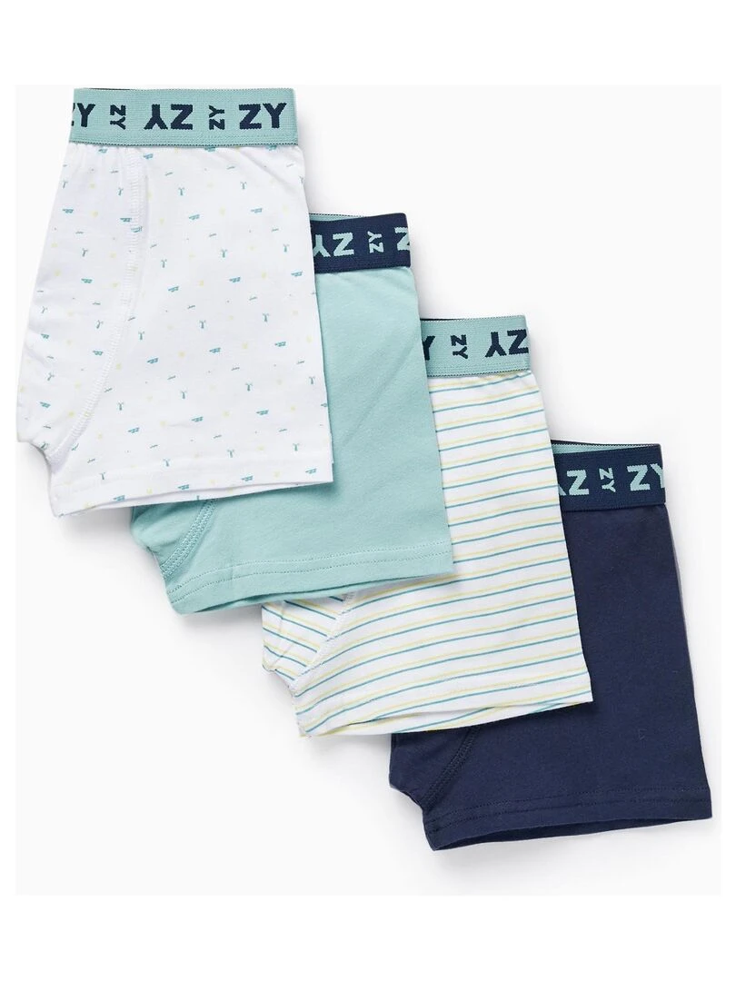 Pack 4 Boxers pour Garçon ESSENTIALS LINE Multicolore
