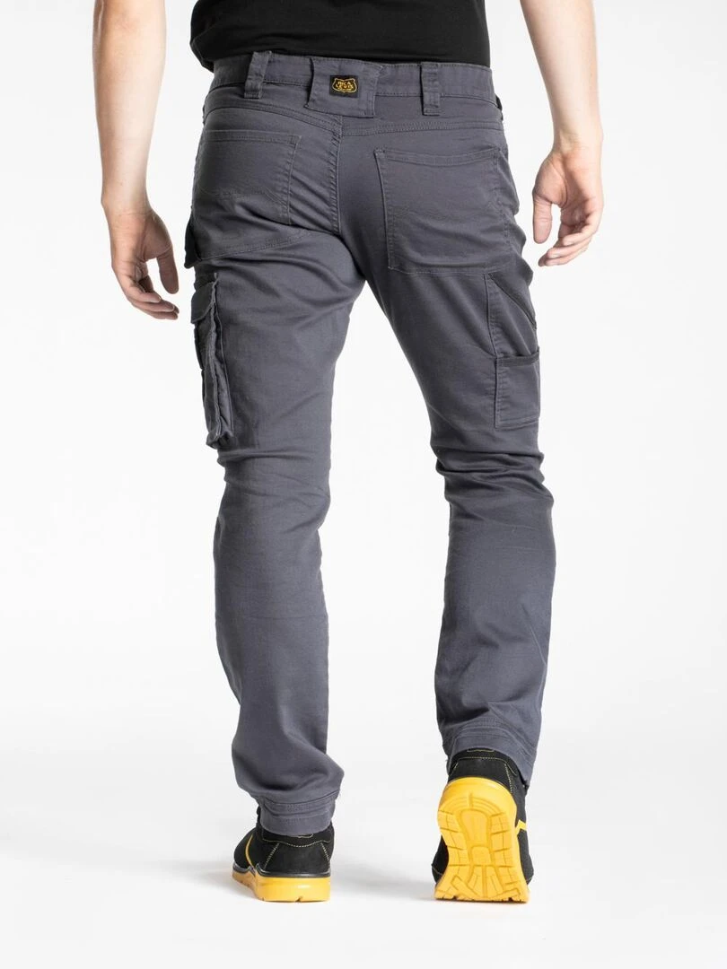 Jeans de travail multi poches stretch JOBC 'Rica Lewis'   Gris foncé