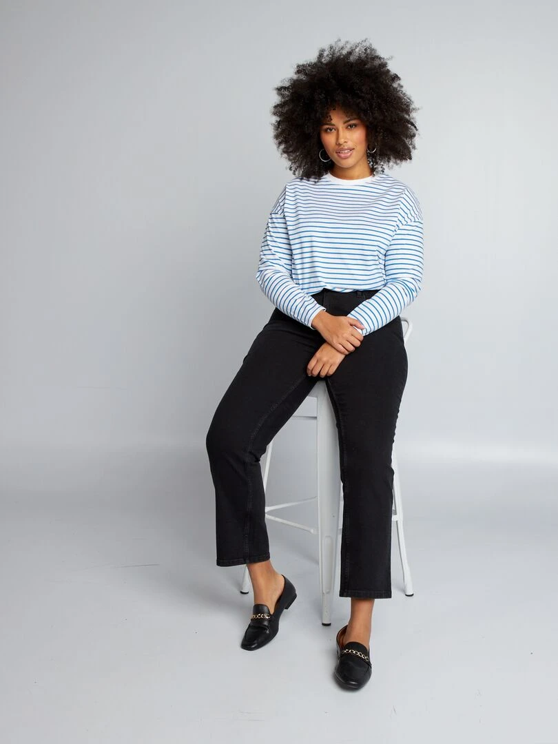T shirt marinière Bleu