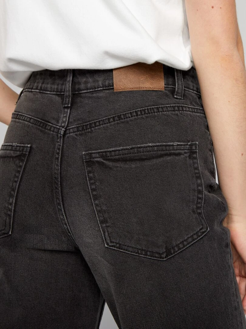 Jean flare à taille haute   Noir