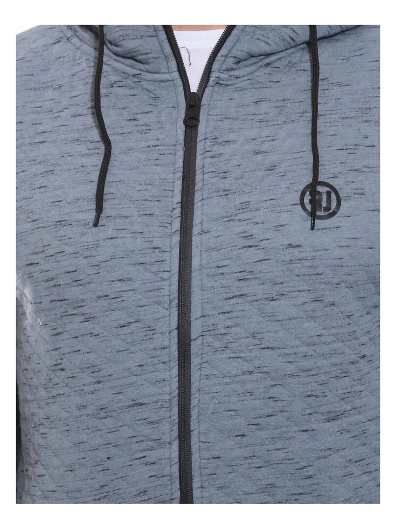 Sweat capuche zippé WANTOS   Bleu